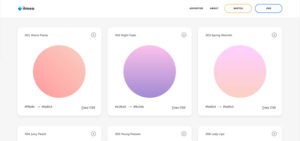 web gradients tool