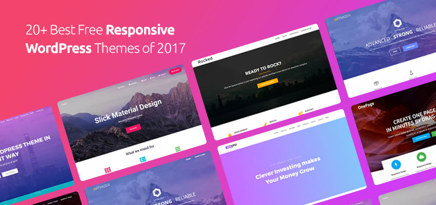 20+ Best Free Responsive WordPress Themes in 2017