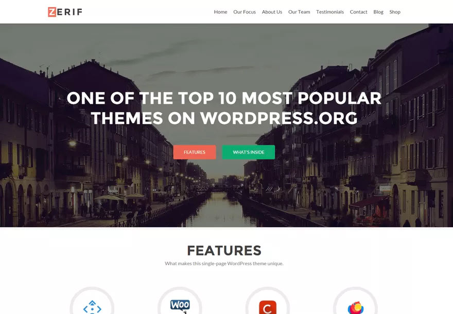 Best free WordPress theme in 2017